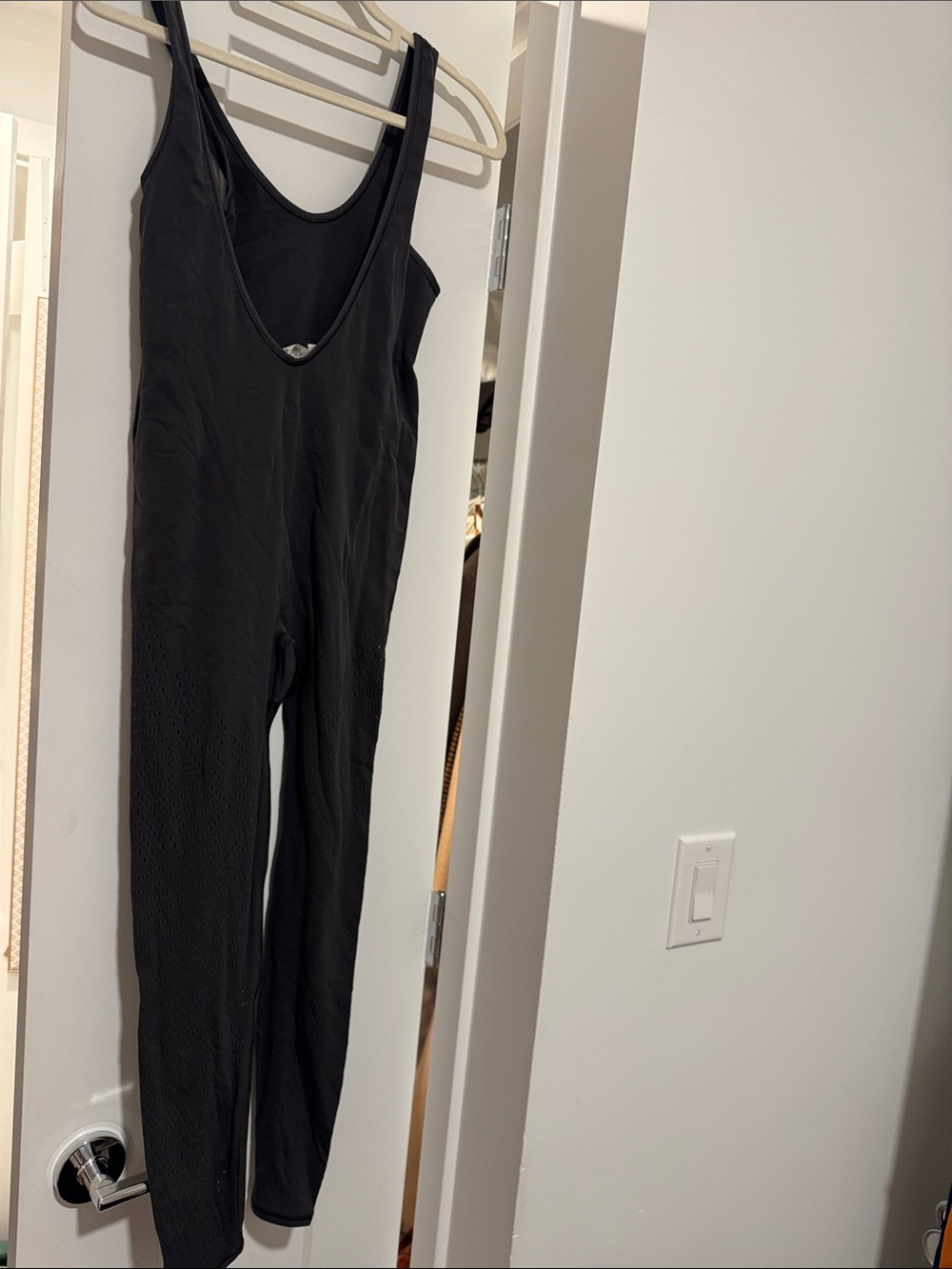 Lululemon NEW Black Women's fitness  Bodysuit Jumpsuit